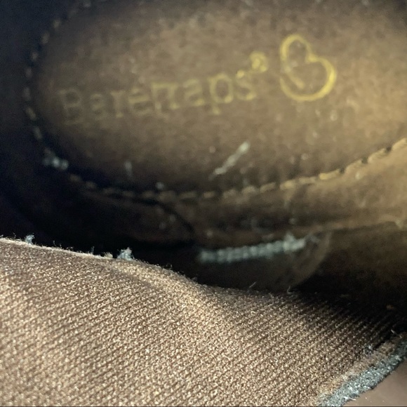 Baretraps Ruby ruched vegan leather brown bootie 7 classic neutral comfy - Picture 10 of 11